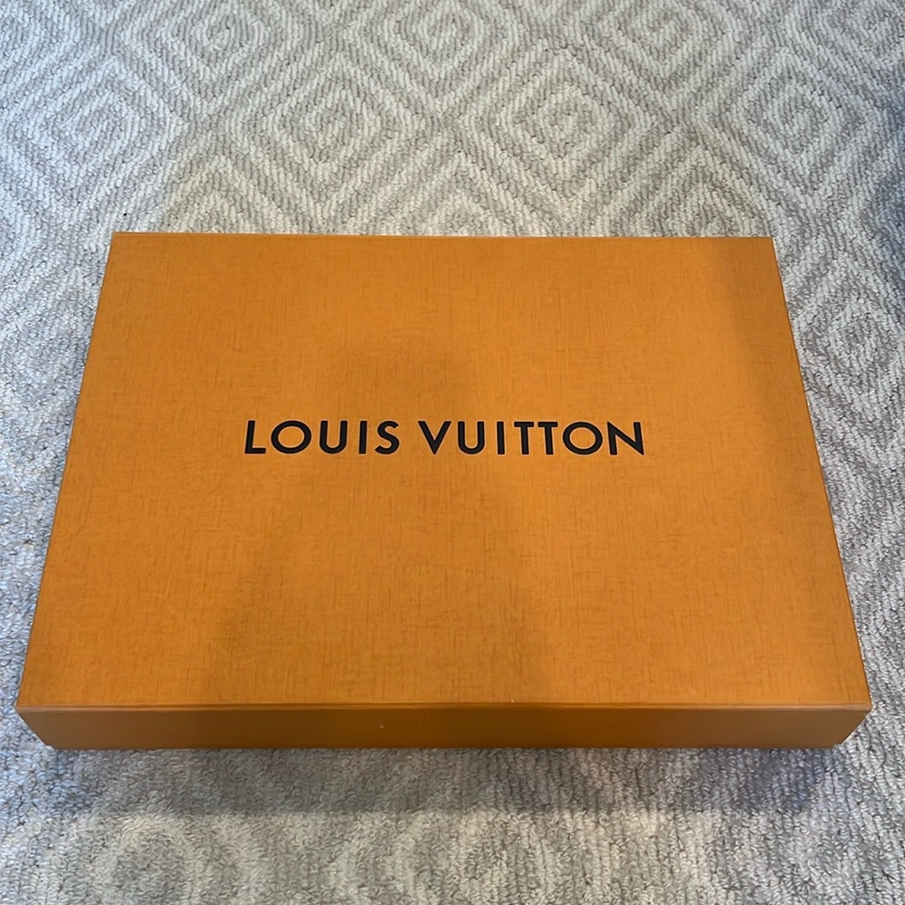 Louis Vuitton Box, 2 Purse Dust Bags and Ribbon